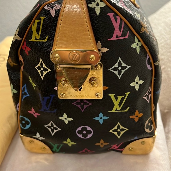 ⭐️Authentic Louis Vuitton speedy Takashi Murakami multi color Bag size 30 - Picture 5 of 17